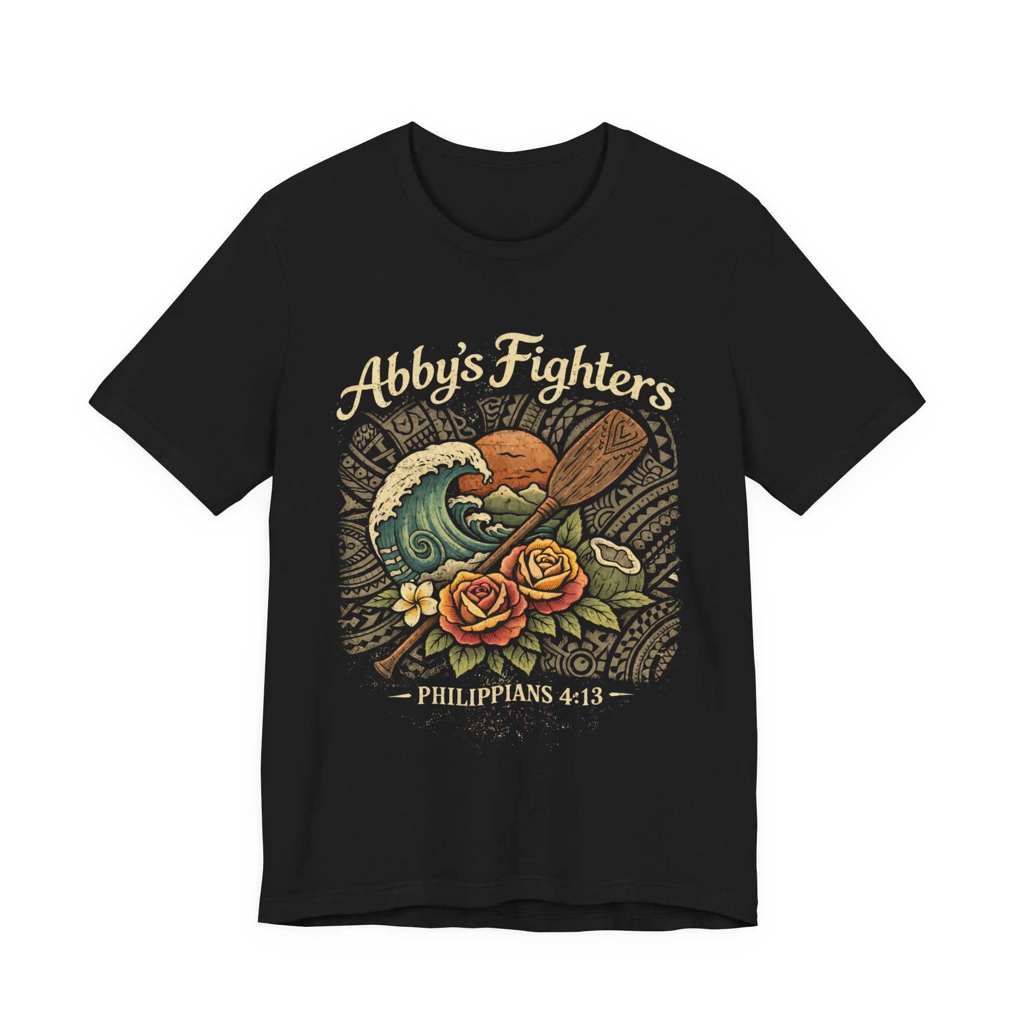 Abby’s Fighters Christian T-Shirt – Philippians 4:13 Inspirational Tee