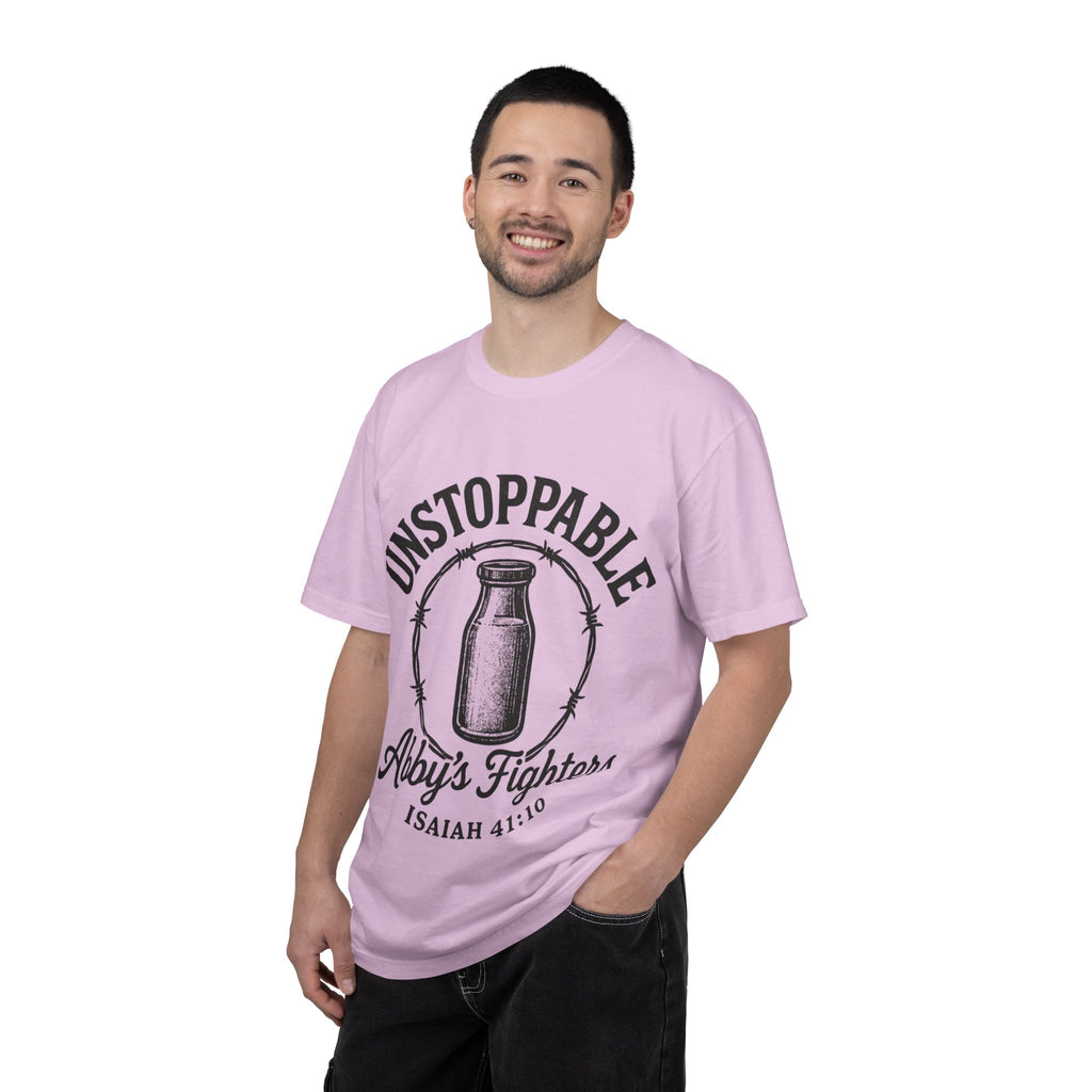 Unstoppable Abby's Fighters T‑Shirt — Isaiah 41:10 Inspirational Tee