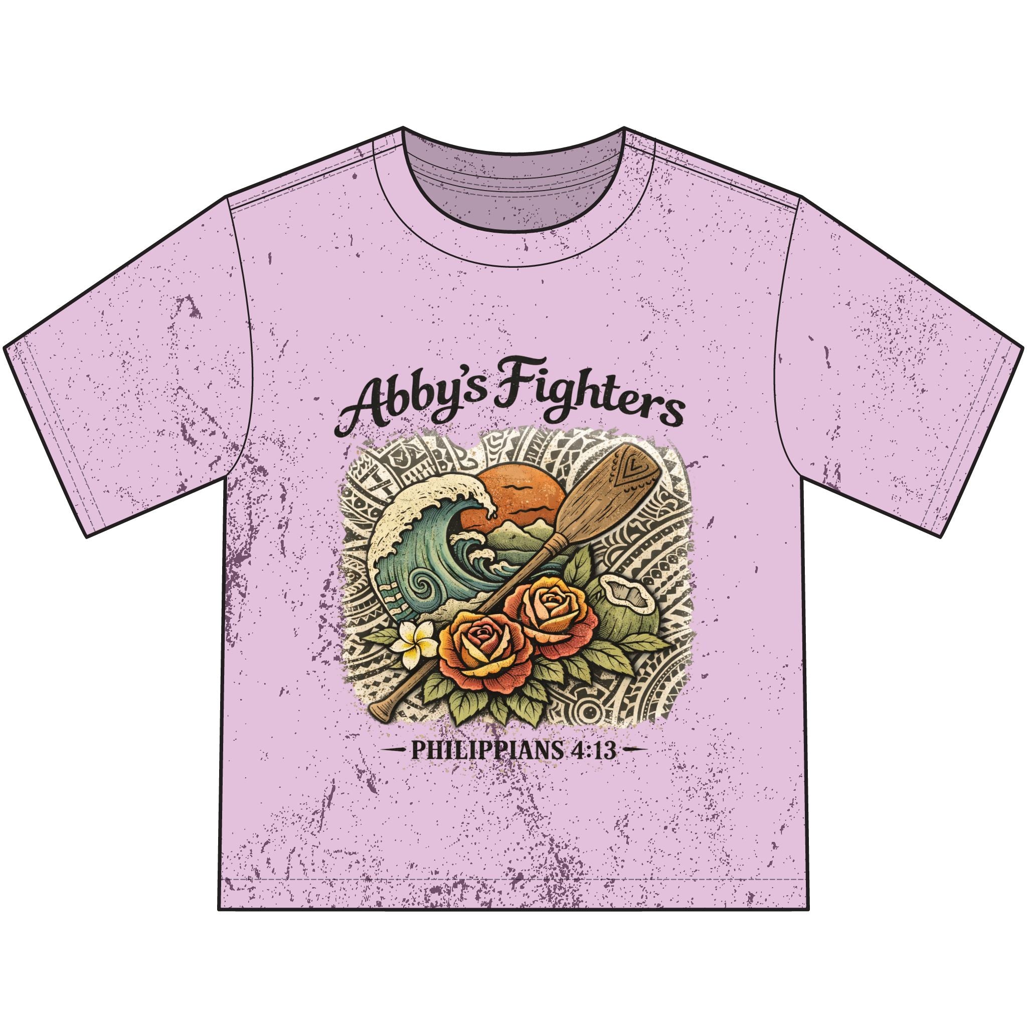 Abby’s Fighters Moana inspired kids shirt