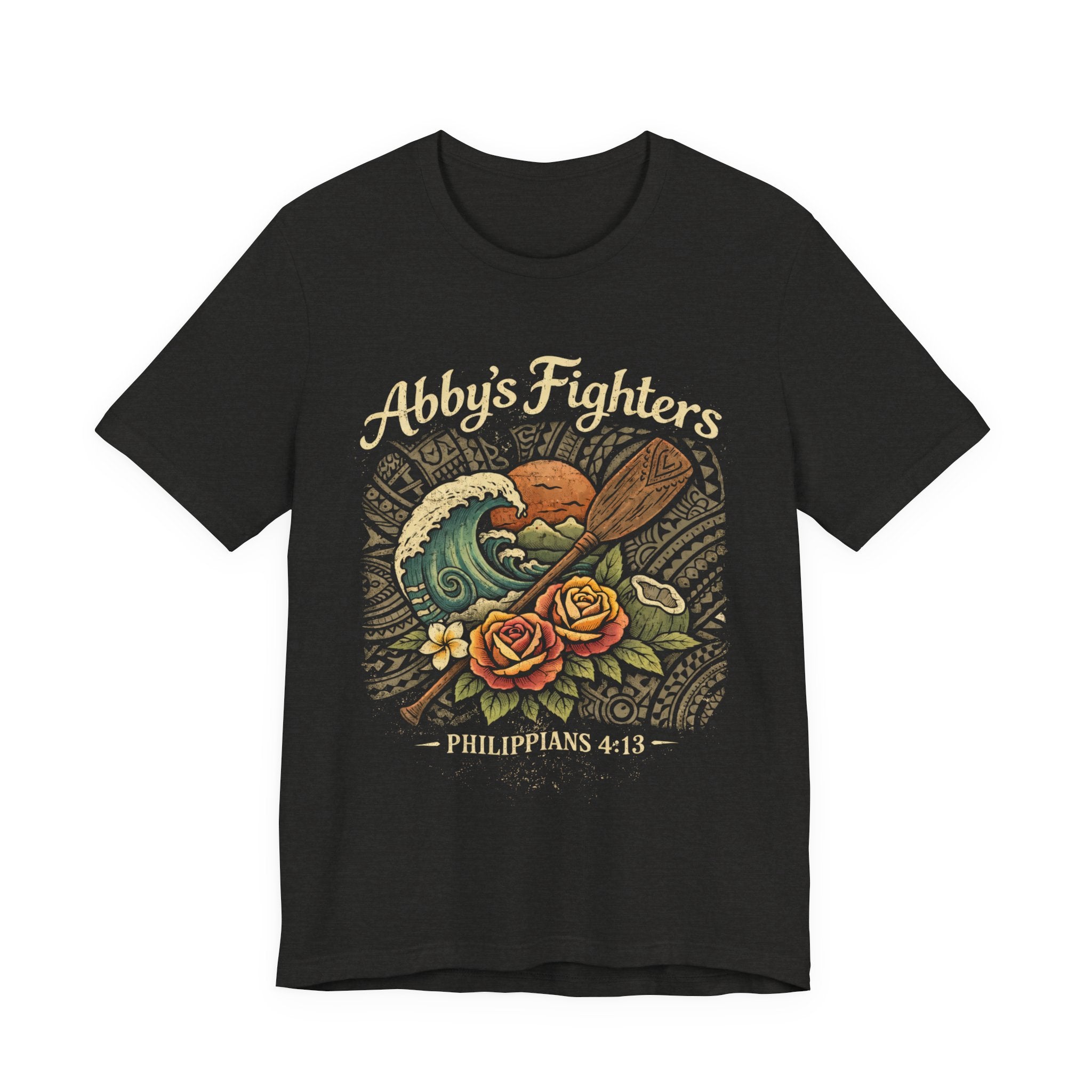 Abby’s Fighters Christian T-Shirt – Philippians 4:13 Inspirational Tee
