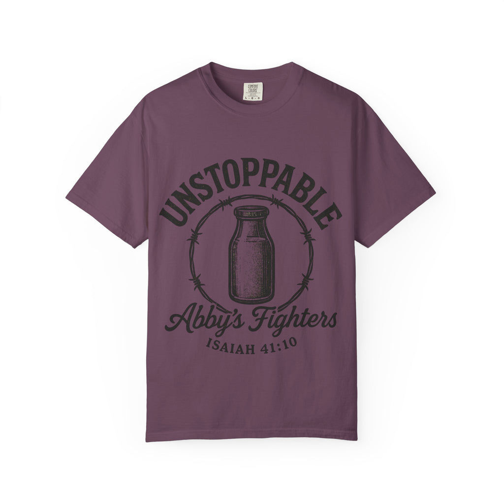 Unstoppable Abby's Fighters T‑Shirt — Isaiah 41:10 Inspirational Tee