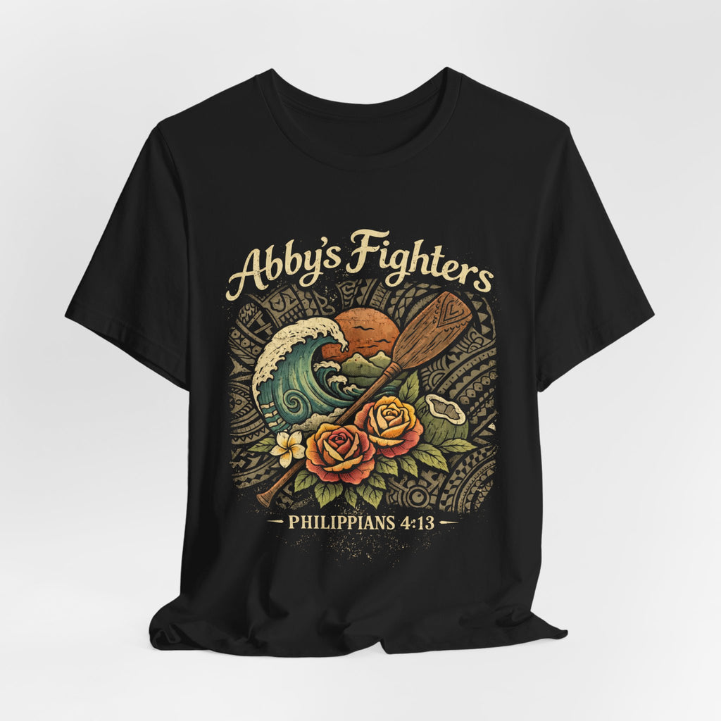 Abby’s Fighters Christian T-Shirt – Philippians 4:13 Inspirational Tee