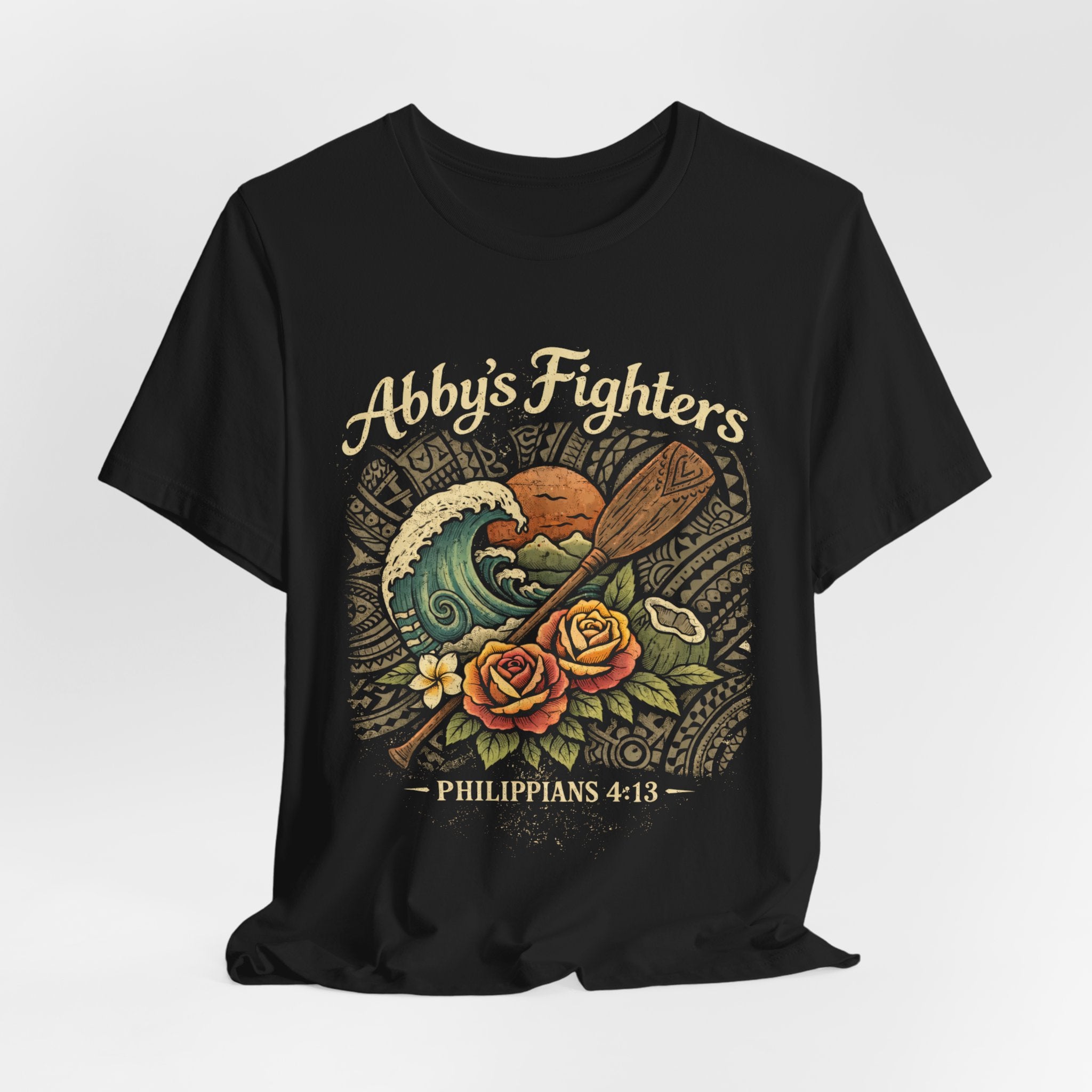Abby’s Fighters Christian T-Shirt – Philippians 4:13 Inspirational Tee