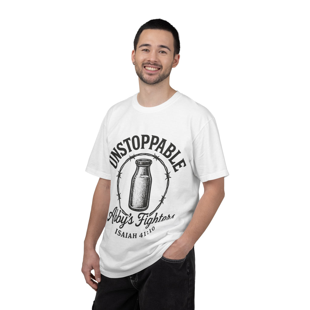 Unstoppable Abby's Fighters T‑Shirt — Isaiah 41:10 Inspirational Tee