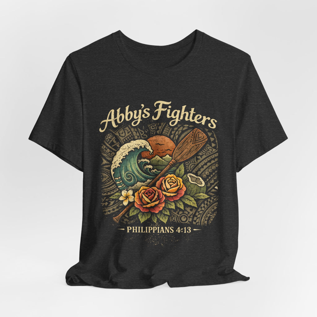 Abby’s Fighters Christian T-Shirt – Philippians 4:13 Inspirational Tee