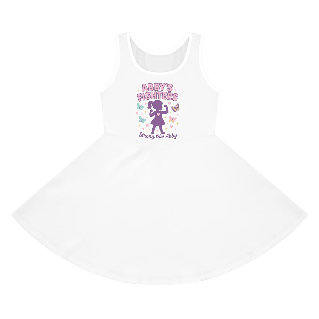 Girls' Sleeveless Sundress (AOP)