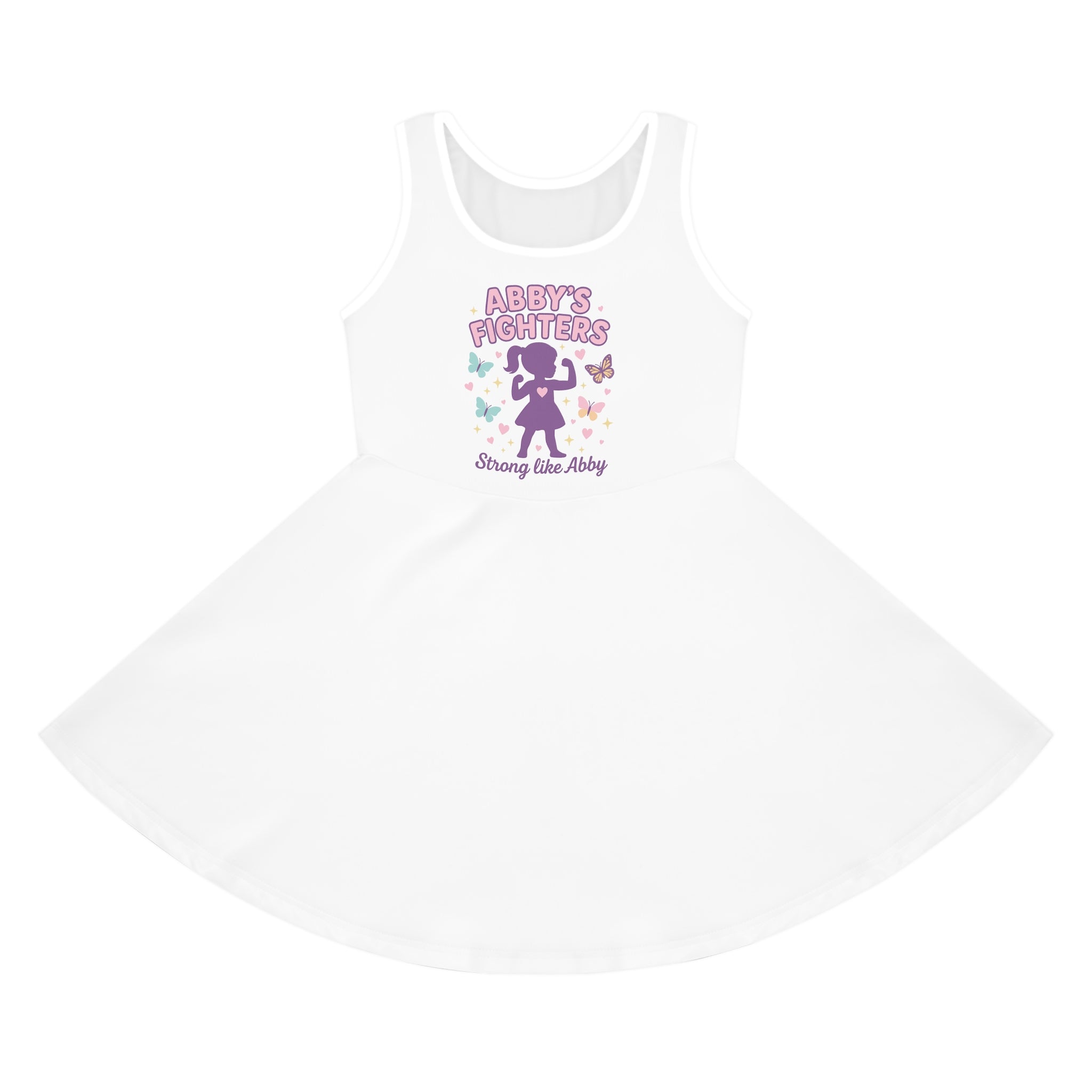 Girls' Sleeveless Sundress (AOP)