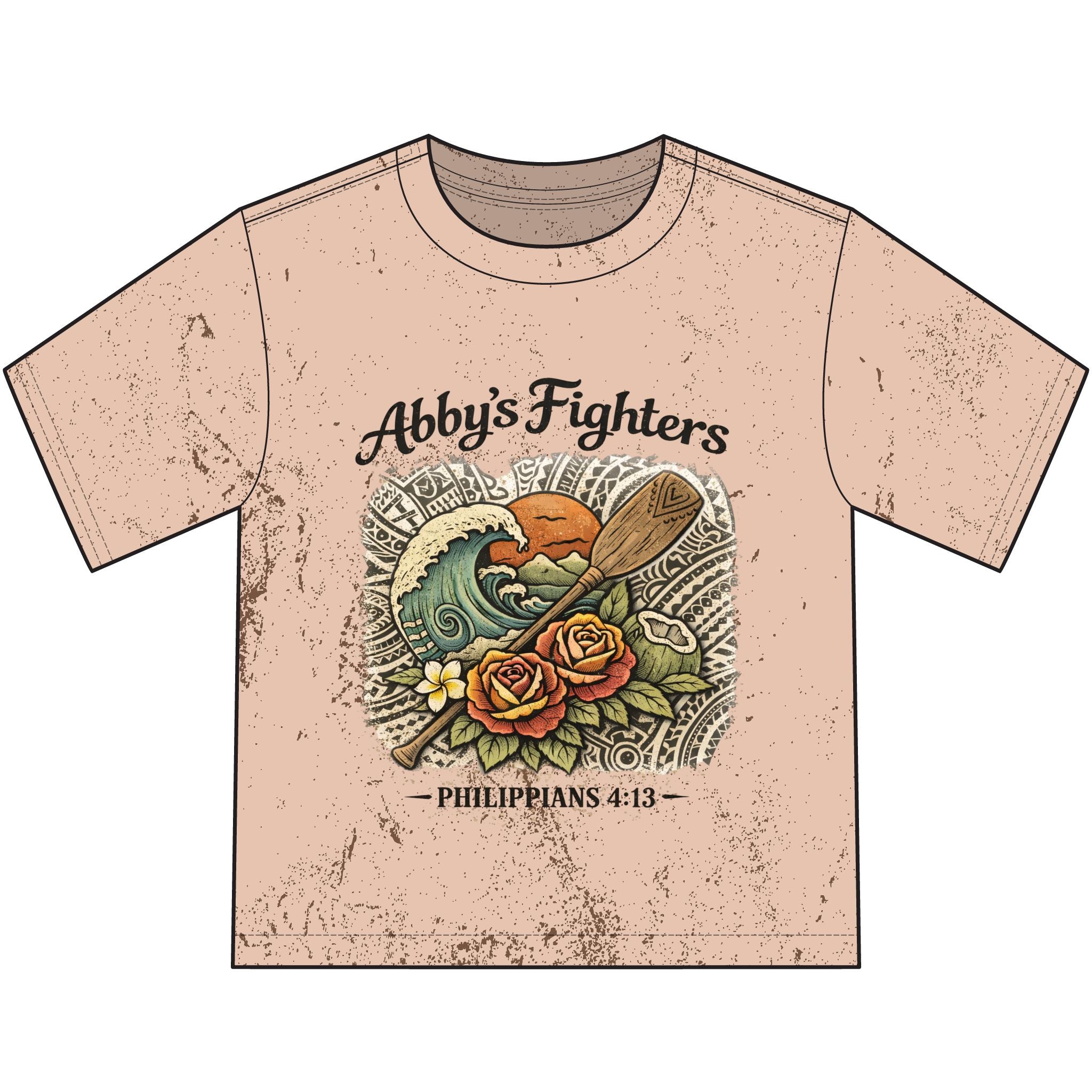 Abby’s Fighters Moana inspired kids shirt