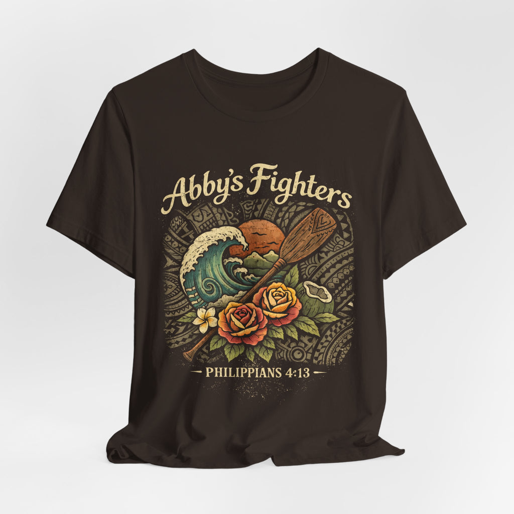 Abby’s Fighters Christian T-Shirt – Philippians 4:13 Inspirational Tee