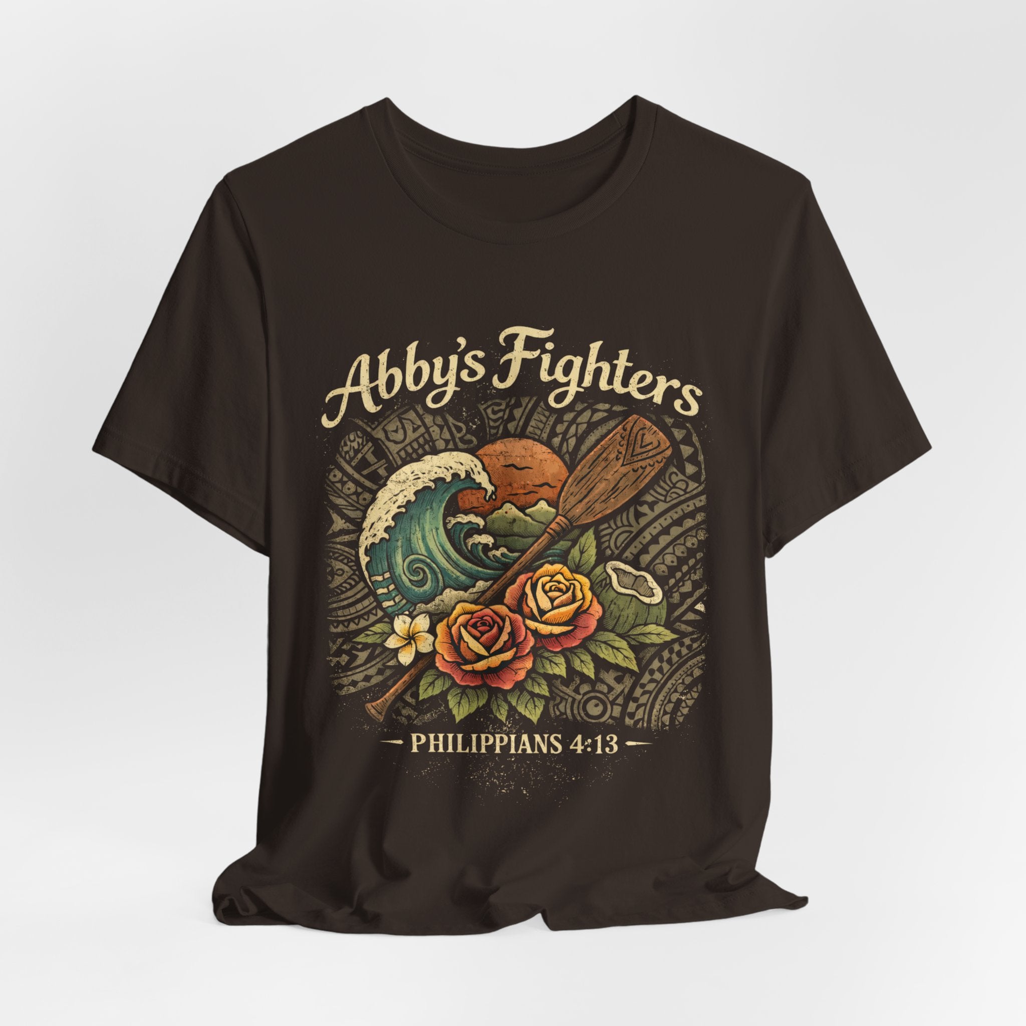 Abby’s Fighters Christian T-Shirt – Philippians 4:13 Inspirational Tee