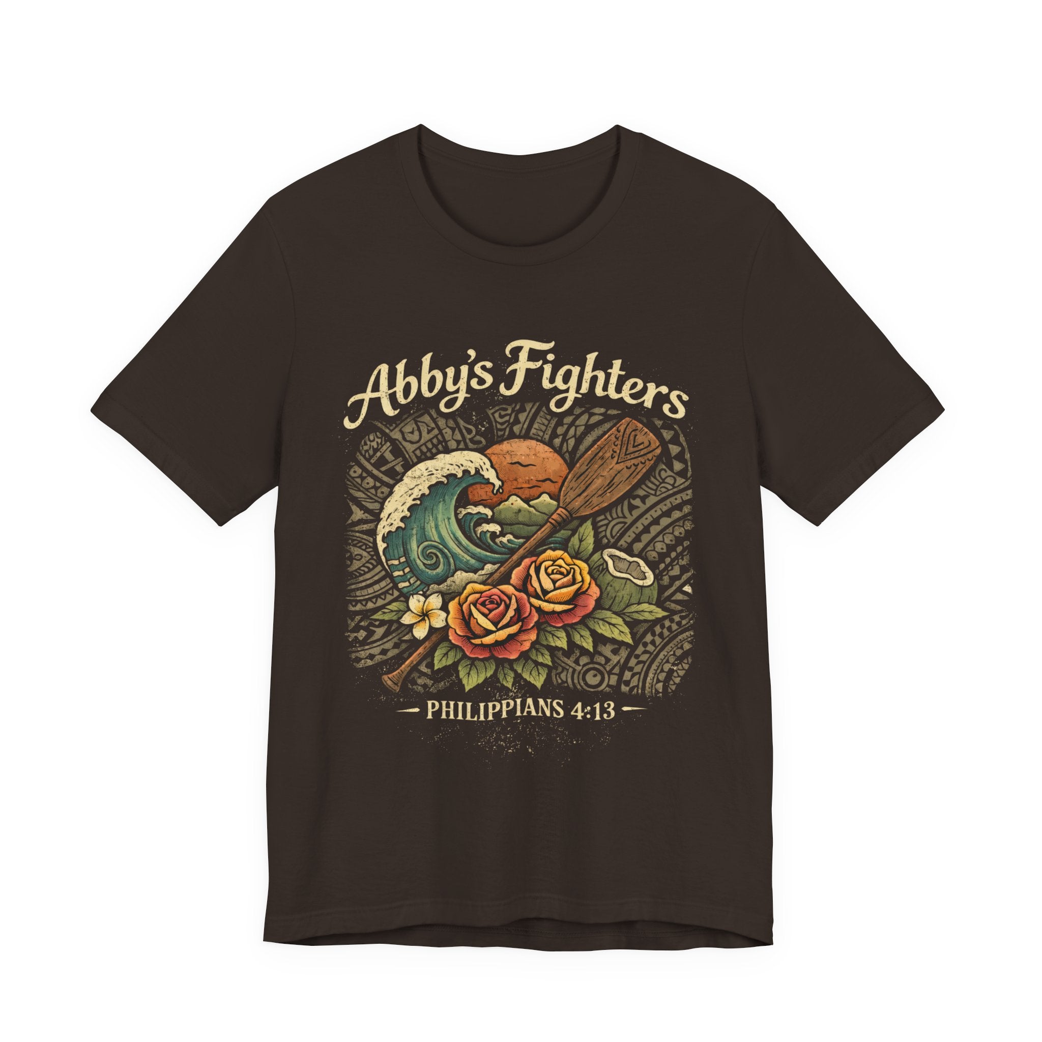 Abby’s Fighters Christian T-Shirt – Philippians 4:13 Inspirational Tee