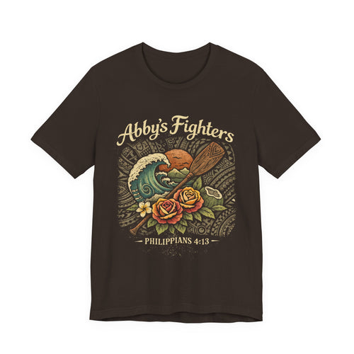 Abby’s Fighters Christian T-Shirt – Philippians 4:13 Inspirational Tee