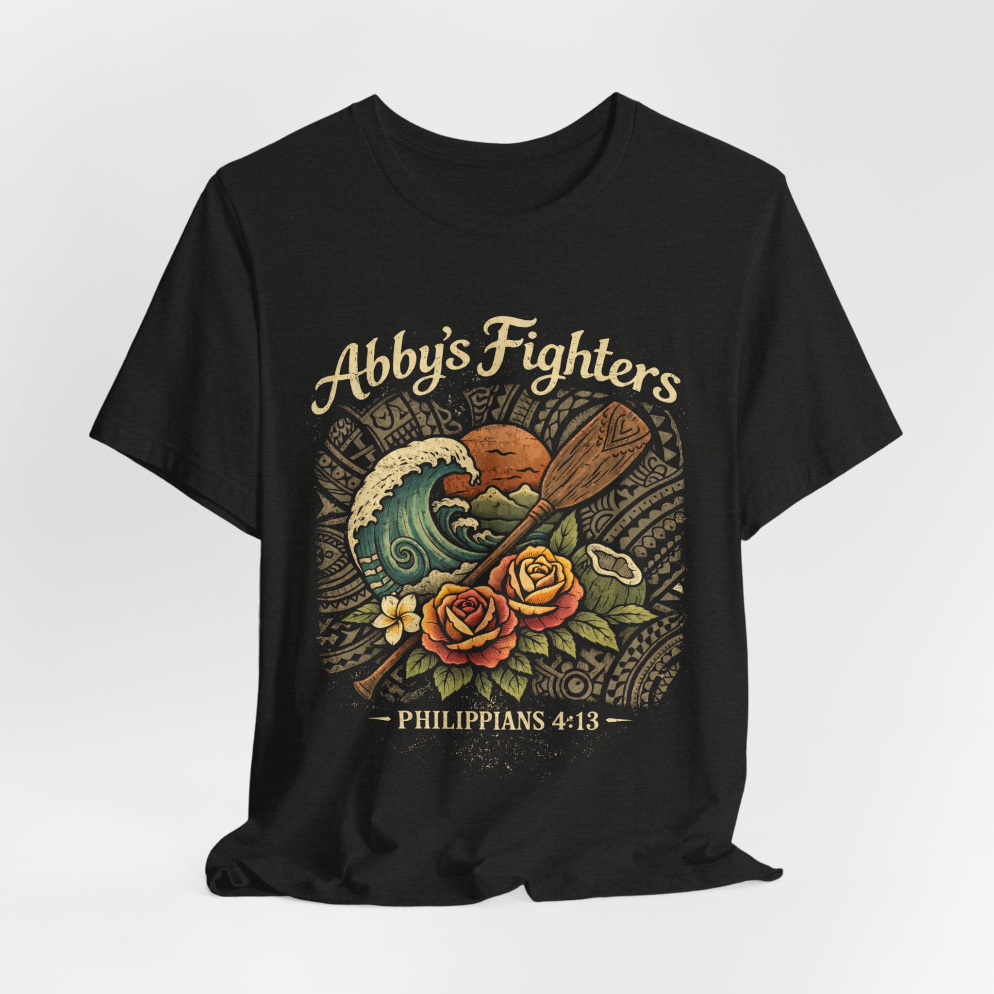 Abby’s Fighters Christian T-Shirt – Philippians 4:13 Inspirational Tee