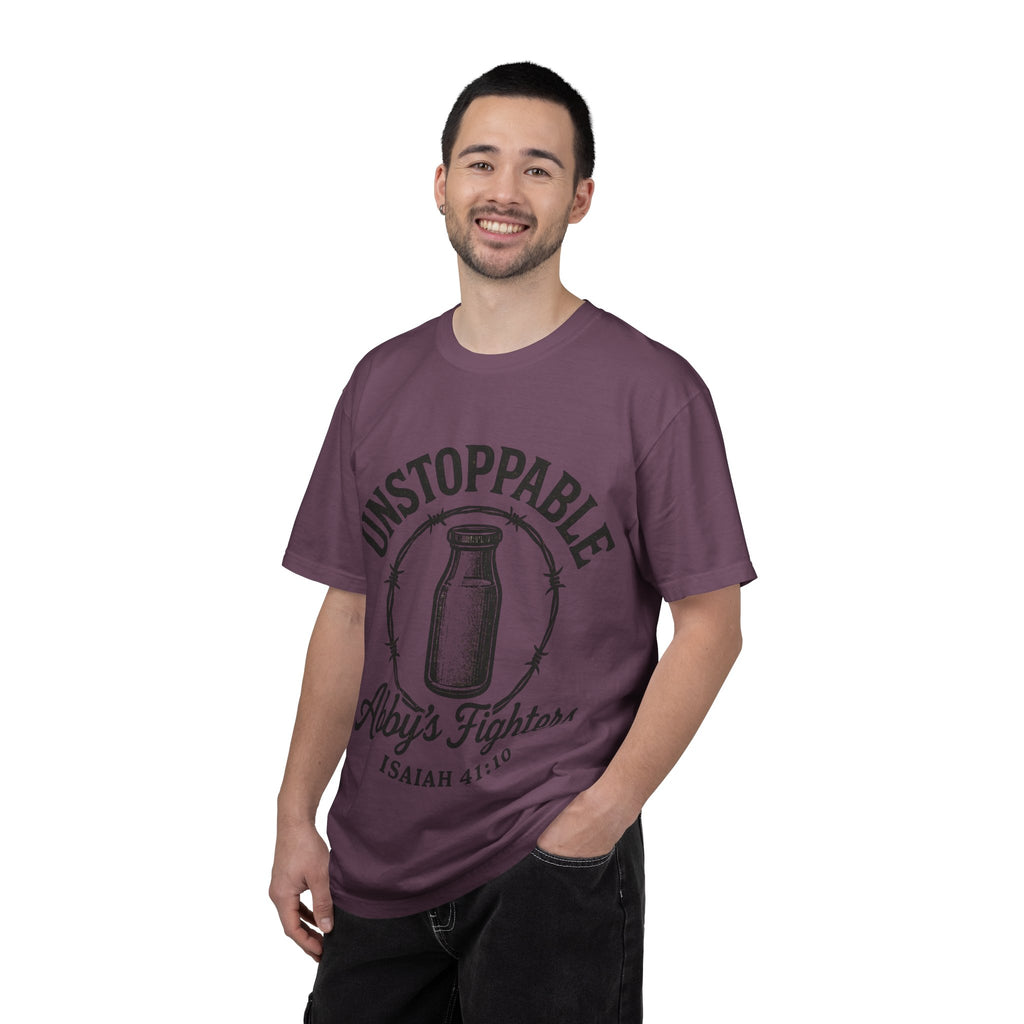Unstoppable Abby's Fighters T‑Shirt — Isaiah 41:10 Inspirational Tee