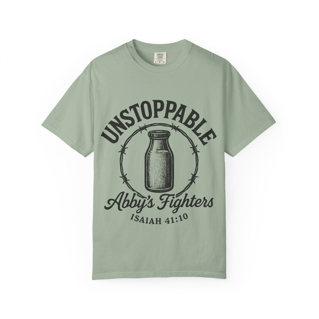 Unstoppable Abby's Fighters T‑Shirt — Isaiah 41:10 Inspirational Tee