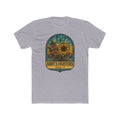 Abby’s Fighters T‑Shirt — Floral Stained Glass Sunflower Design (Joshua 1:9)