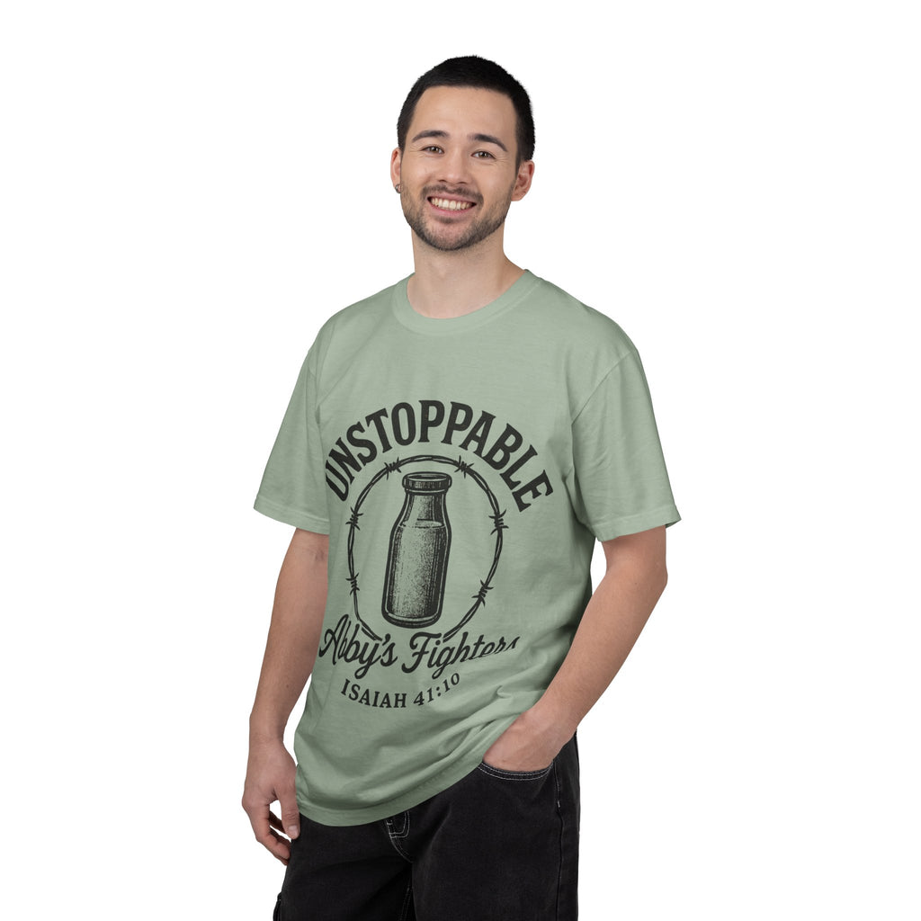 Unstoppable Abby's Fighters T‑Shirt — Isaiah 41:10 Inspirational Tee